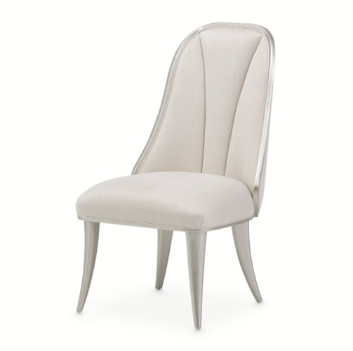 AICO Furniture Penthouse Side Chair (Set of 2) in Ash Gray - Visions in Furniture (La Mirada, CA)