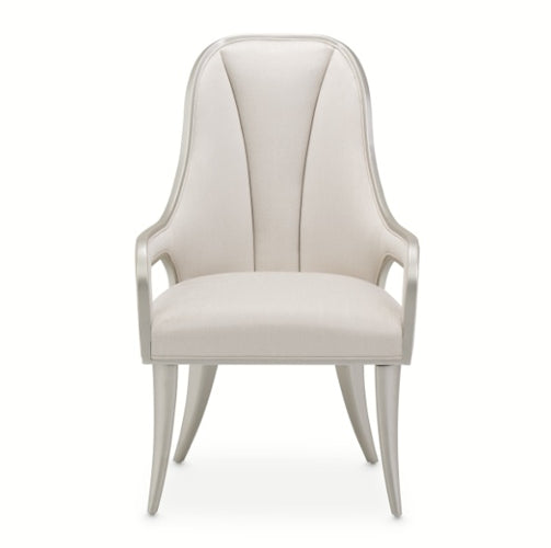 AICO Furniture Penthouse Arm Chair (Set of 2) in Ash Gray - Visions in Furniture (La Mirada, CA)