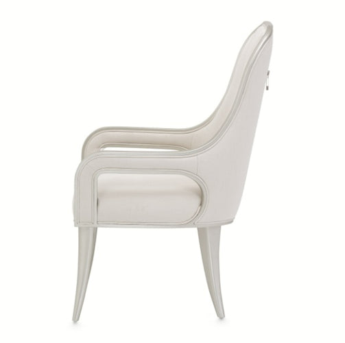AICO Furniture Penthouse Arm Chair (Set of 2) in Ash Gray - Visions in Furniture (La Mirada, CA)