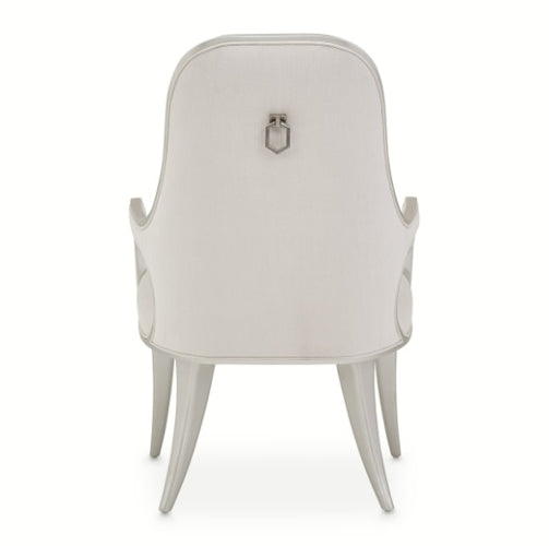 AICO Furniture Penthouse Arm Chair (Set of 2) in Ash Gray - Visions in Furniture (La Mirada, CA)