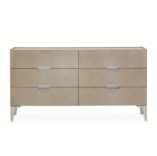 AICO Furniture Penthouse Dresser in Ash Gray - Visions in Furniture (La Mirada, CA)
