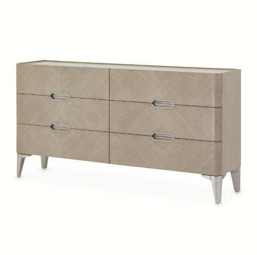 AICO Furniture Penthouse Dresser in Ash Gray - Visions in Furniture (La Mirada, CA)
