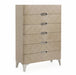 AICO Furniture Penthouse Vertical Storage Cabinet-Chest of Drawers in Ash Gray - Visions in Furniture (La Mirada, CA)