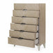 AICO Furniture Penthouse Vertical Storage Cabinet-Chest of Drawers in Ash Gray - Visions in Furniture (La Mirada, CA)