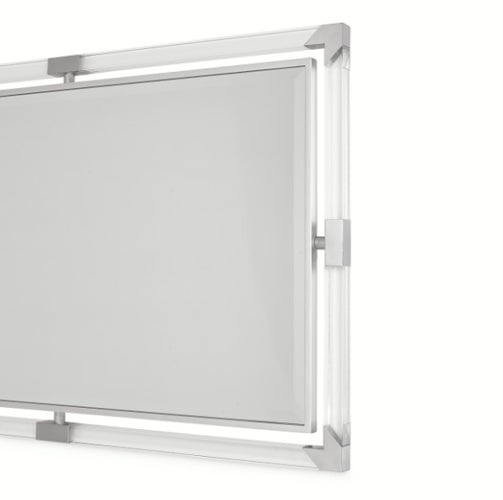 AICO Furniture Penthouse Wall Mirror in Ash Gray - Visions in Furniture (La Mirada, CA)
