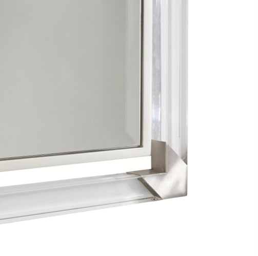 AICO Furniture Penthouse Wall Mirror in Ash Gray - Visions in Furniture (La Mirada, CA)