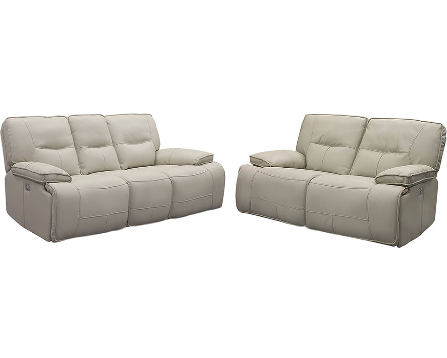 Parker Living Spartacus - Oyster Power Reclining Sofa and Loveseat