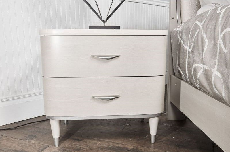 AICO Eclipse Nightstand in Moonlight - Visions in Furniture (La Mirada, CA)