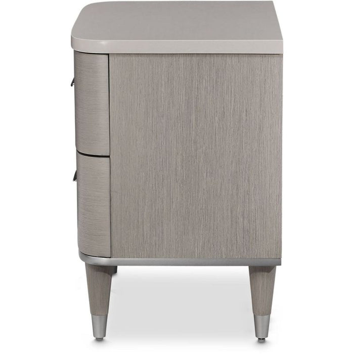 AICO Eclipse Nightstand in Moonlight - Visions in Furniture (La Mirada, CA)