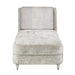 AICO Lanna Armless Chaise in Storm Silver Mist - Visions in Furniture (La Mirada, CA)