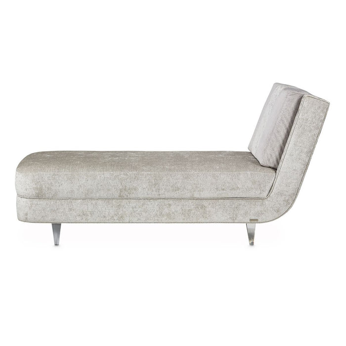 AICO Lanna Armless Chaise in Storm Silver Mist - Visions in Furniture (La Mirada, CA)