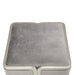 AICO Furniture Linea Linea Ottoman Gray Pearl in Silver Mist - Visions in Furniture (La Mirada, CA)