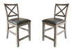Parker House Lodge Dining Upholstered Counter Chair Two Pack