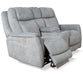 Parker Living Linus - Hudson Grey Zero Gravity Power Reclining Console Loveseat