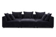 Parker Living Recess - Reptile Blue 6 Piece Modular Sectional