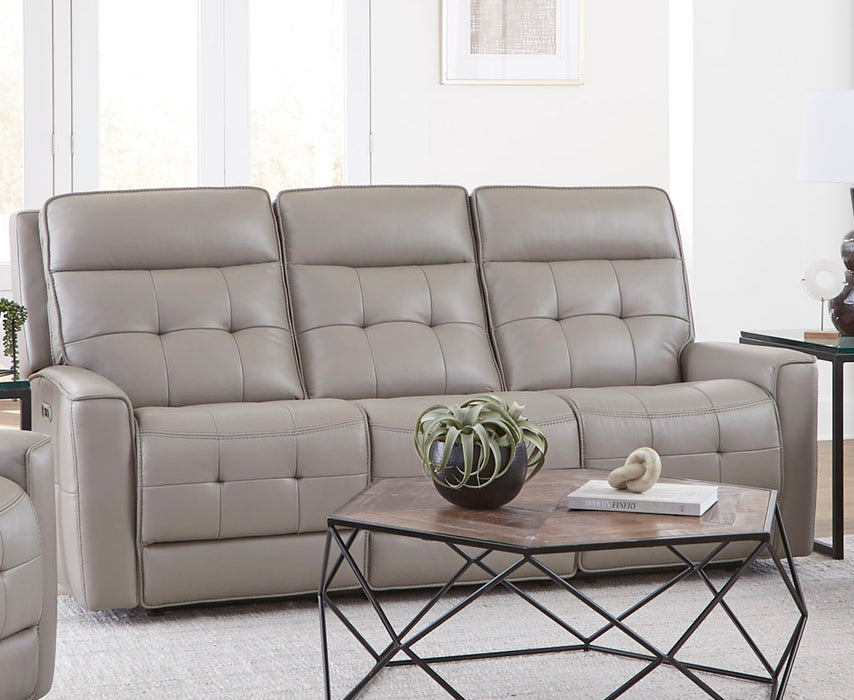 Parker Living Canterbury - Pewter Power Reclining Zero Gravity Sofa and Loveseat