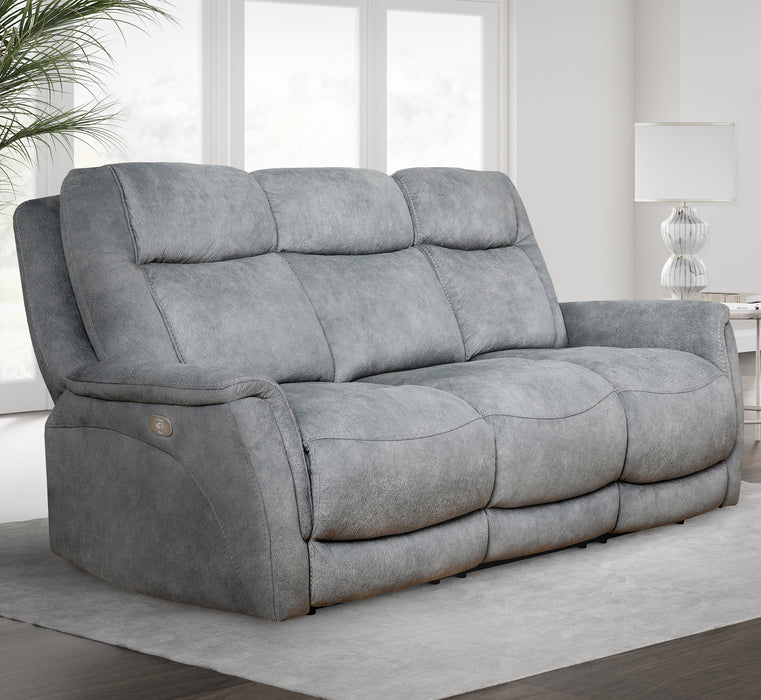 Parker Living Linus - Hudson Grey Power Reclining Sofa and Loveseat
