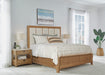 Parker House Escape - Bedroom King Panel Bed with 2 Nightstands