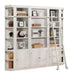 Parker House Boca 6 Piece Library Wall with Corner Bookcases