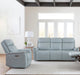 Parker Living Cascade - Seamist Grey Power Reclining Sofa and Recliner