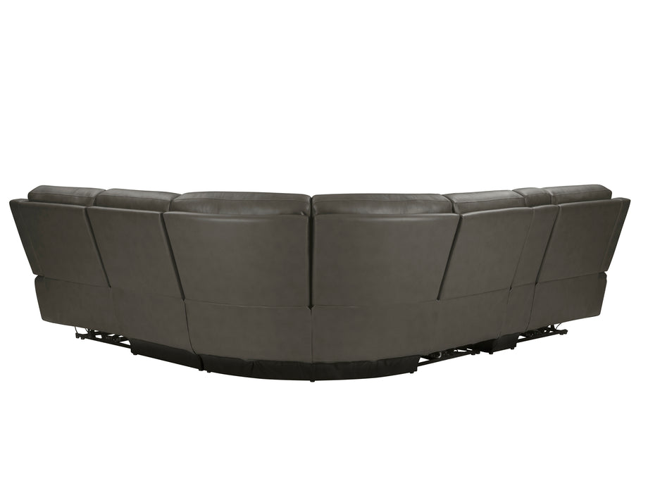Parker Living Belmont 6 Piece Zero Gravity Power Reclining Sectional with Power Adjustable Headrests