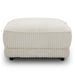 Parker Living Utopia - Mega Ivory Ottoman with Casters