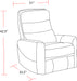 Parker Living Hercules - Haze Swivel Glider Recliner