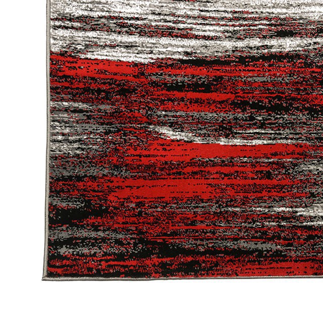 Sivas Gray/Red 8' X 10' Area Rug - Visions in Furniture (La Mirada, CA)