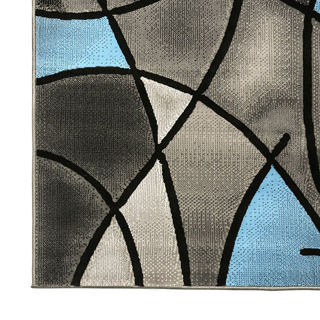 Sivas Charcoal Blue 5' X 8' Area Rug - Visions in Furniture (La Mirada, CA)