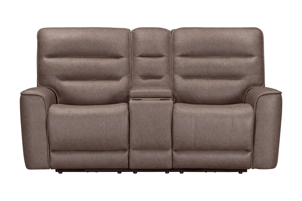 Parker Living Lawson - Sydney Brunette Power Zero Gravity Tilt Console Loveseat P2