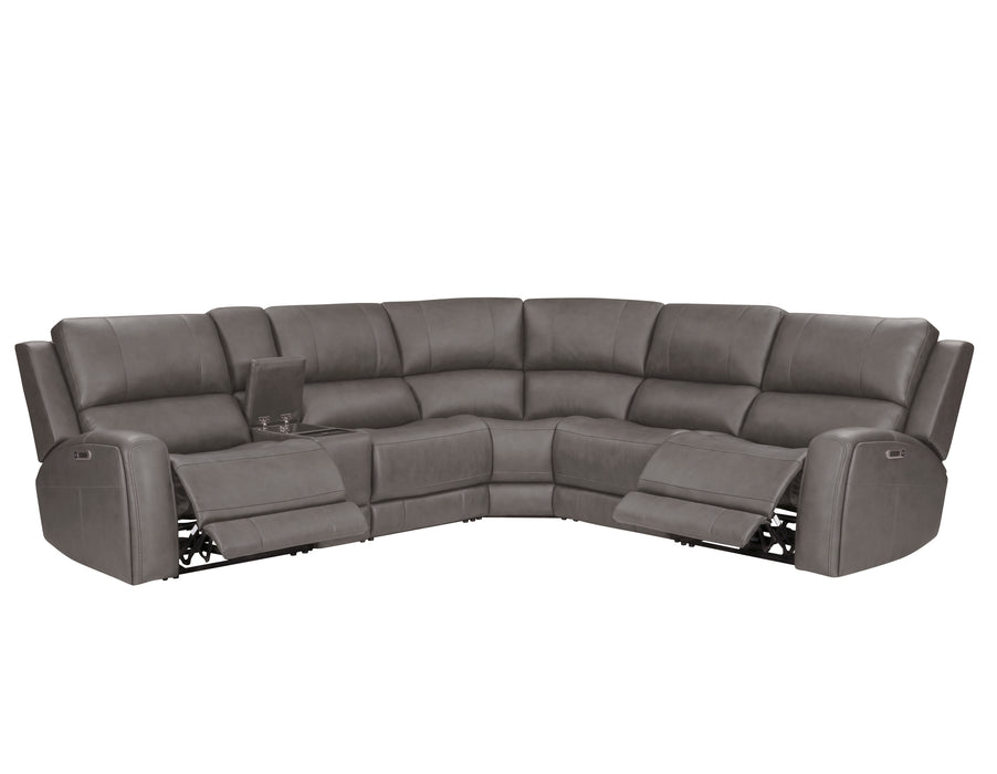 Parker Living Belmont 6 Piece Zero Gravity Power Reclining Sectional with Power Adjustable Headrests