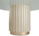 AICO Malibu Crest Round Dining Table in Chardonnay - Visions in Furniture (La Mirada, CA)