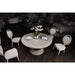 AICO Eclipse Round Dining Table in Moonlight - Visions in Furniture (La Mirada, CA)