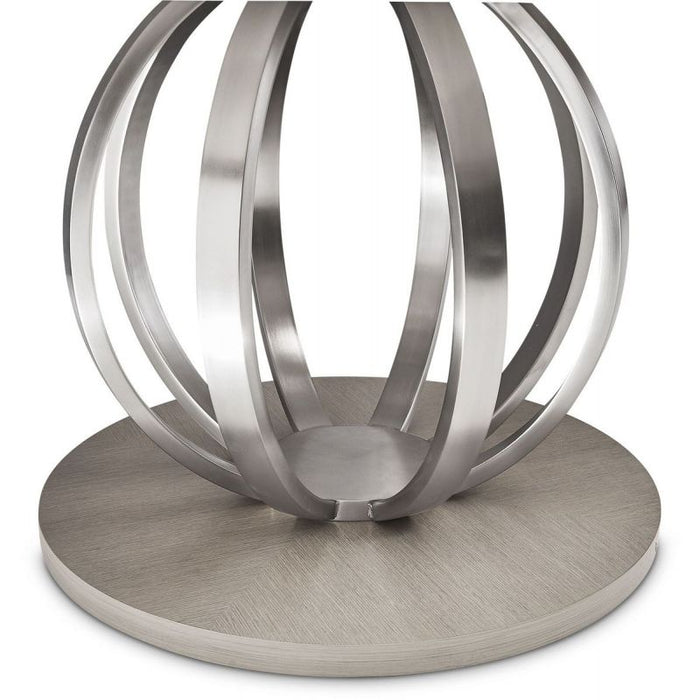 AICO Eclipse Round Dining Table in Moonlight - Visions in Furniture (La Mirada, CA)