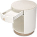 AICO La Rachelle Round End Table w/ Marble Top in Medium Champagne - Visions in Furniture (La Mirada, CA)