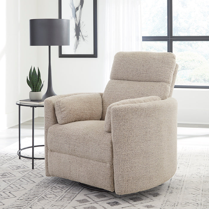 Parker Living Radius - Burlap Manual Swivel Recliner