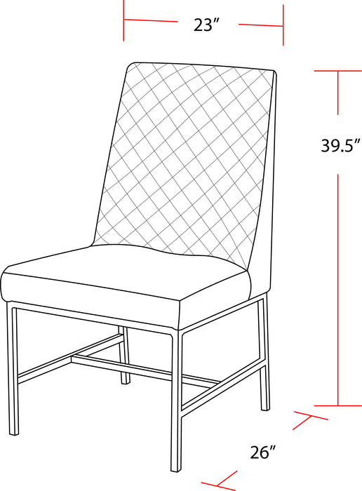 Parker House Diamond - Elise Rust Dining Chair (2/CTN Sold in pairs)