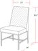 Parker House Diamond - Elise Rust Dining Chair (2/CTN Sold in pairs)