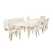 AICO La Rachelle Rectangular Dining Table in Medium Champagne - Visions in Furniture (La Mirada, CA)