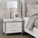 AICO Marquee Nightstand in Cloud White - Visions in Furniture (La Mirada, CA)