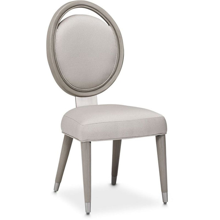 AICO Eclipse Side Chair (Set of 2) in Moonlight - Visions in Furniture (La Mirada, CA)
