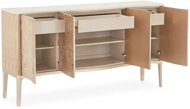 AICO Malibu Crest Sideboard in Blush - Visions in Furniture (La Mirada, CA)