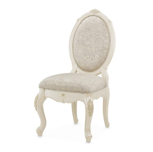 AICO Lavelle Side Chair in Classic Pearl (Set of 2) - Visions in Furniture (La Mirada, CA)