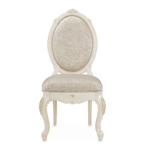 AICO Lavelle Side Chair in Classic Pearl (Set of 2) - Visions in Furniture (La Mirada, CA)