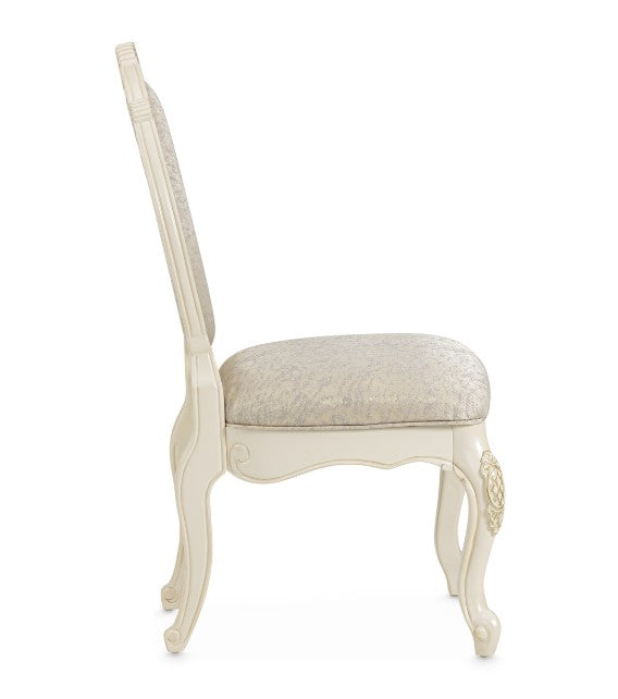 AICO Lavelle Side Chair in Classic Pearl (Set of 2) - Visions in Furniture (La Mirada, CA)