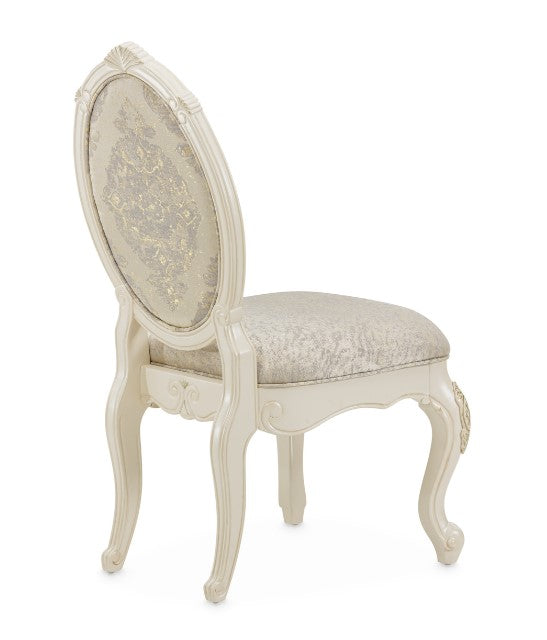 AICO Lavelle Side Chair in Classic Pearl (Set of 2) - Visions in Furniture (La Mirada, CA)