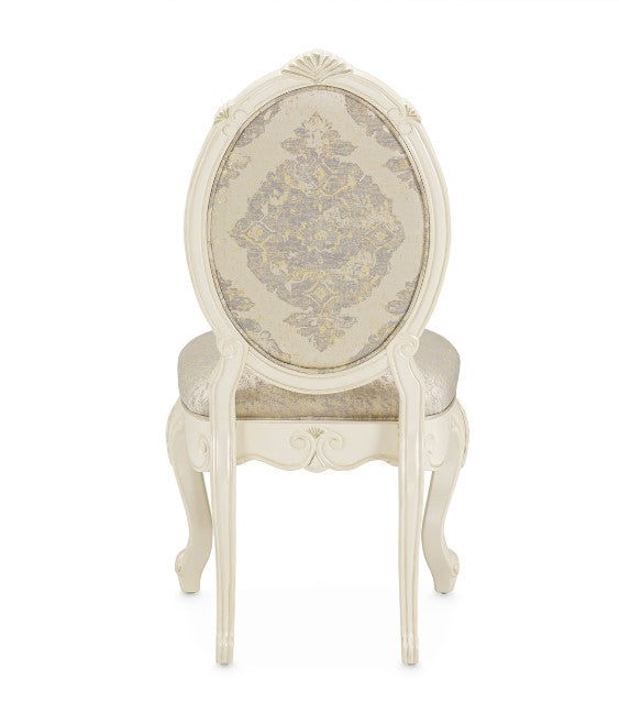 AICO Lavelle Side Chair in Classic Pearl (Set of 2) - Visions in Furniture (La Mirada, CA)