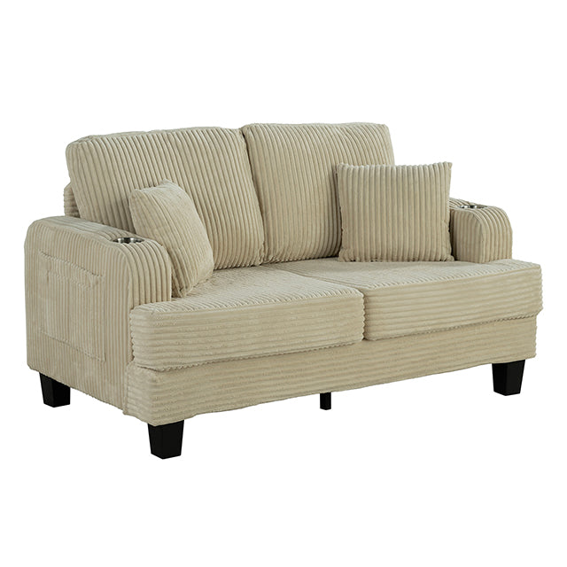 Moretaine Loveseat - Visions in Furniture (La Mirada, CA)
