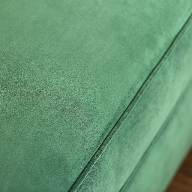 VERDANTE Emerald Green/Gold Sofa - Visions in Furniture (La Mirada, CA)