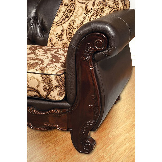 Bonaparte Love Seat - Visions in Furniture (La Mirada, CA)